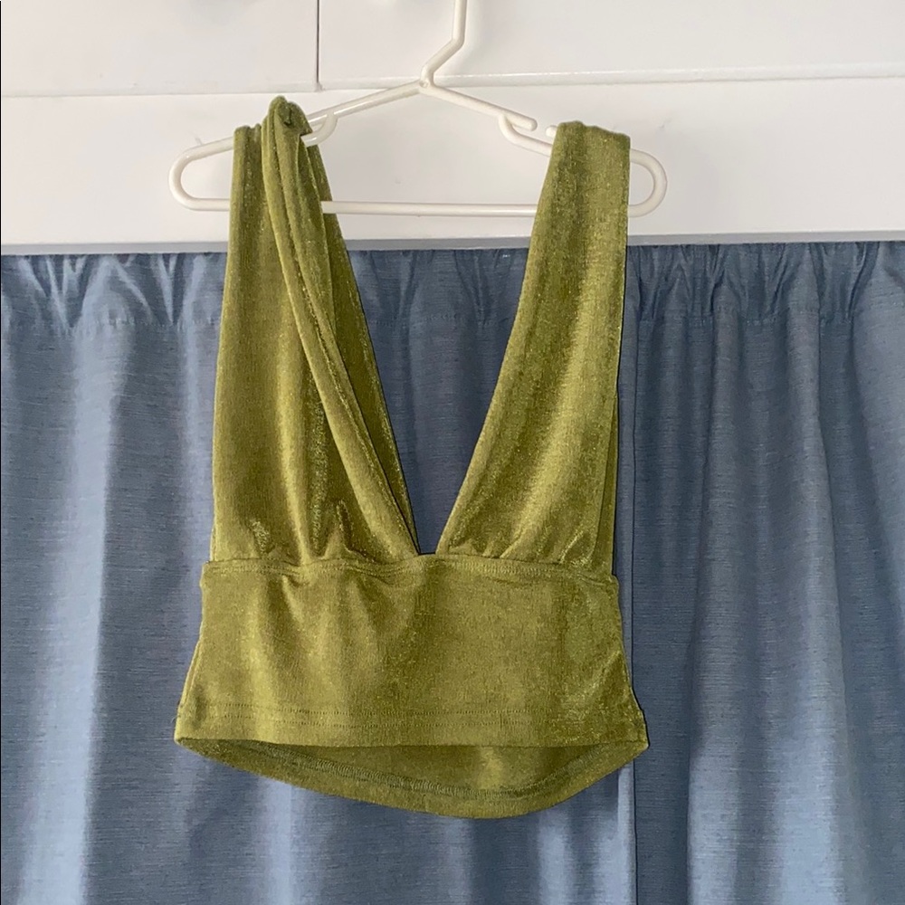 Emmiol green crop top